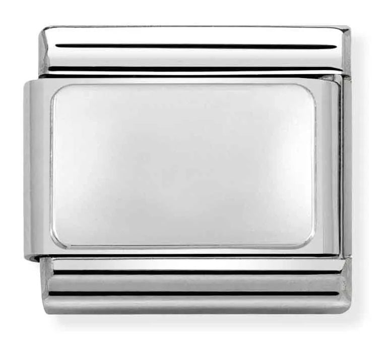 Nomination 330104/01 Classic ENGRAVED Steel And Silver Jewellery