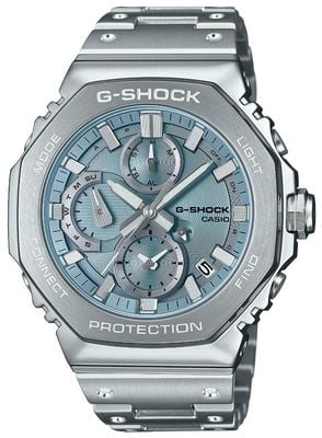 Casio G-Shock Full Metal Chronograph (46.3mm) Ice Blue Dial / Stainless Steel Bracelet Watch GMC-B2100AD-2ADR