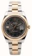 Pre-owned Rolex Oyster Perpetual Datejust (41mm) Grey Sunray Dial / Two-Tone Stainless Steel Bracelet JMP-1443911