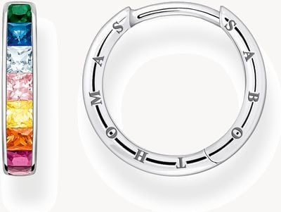 Thomas Sabo Sterling Silver | Stone Set | Rainbow | Earrings CR668-477-7