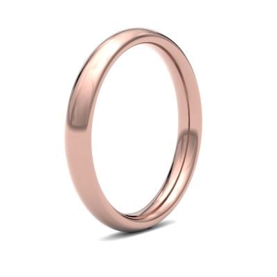 James Moore Wedding Ring  | 3mm | Heavy | Size Traditional Court | AG_3GHC-9R AG_3GHC-9R