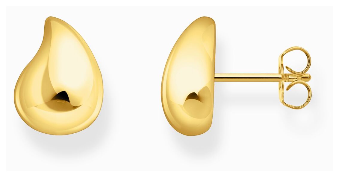 Thomas Sabo H2303-413-39 Small Organic Shape Gold-Plated Jewellery