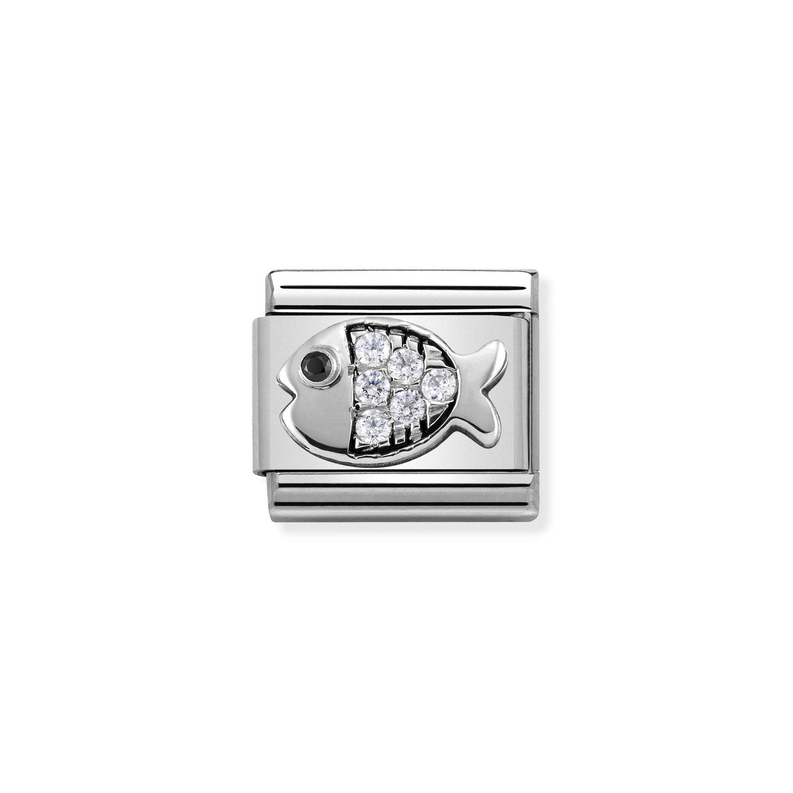 Nomination 330304/28 Composable CL SYMBOLS Steel Cubic Jewellery