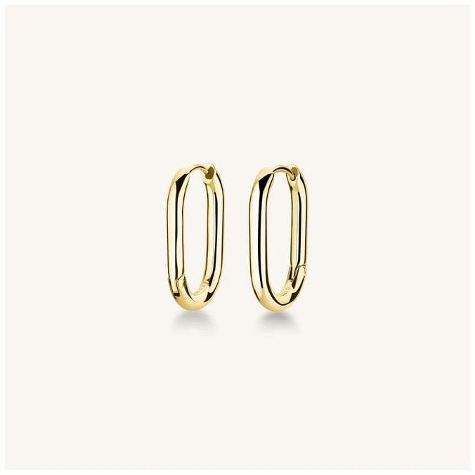 Rosefield Jewellery JEOSG-J569 Small Oval Gold Plated
