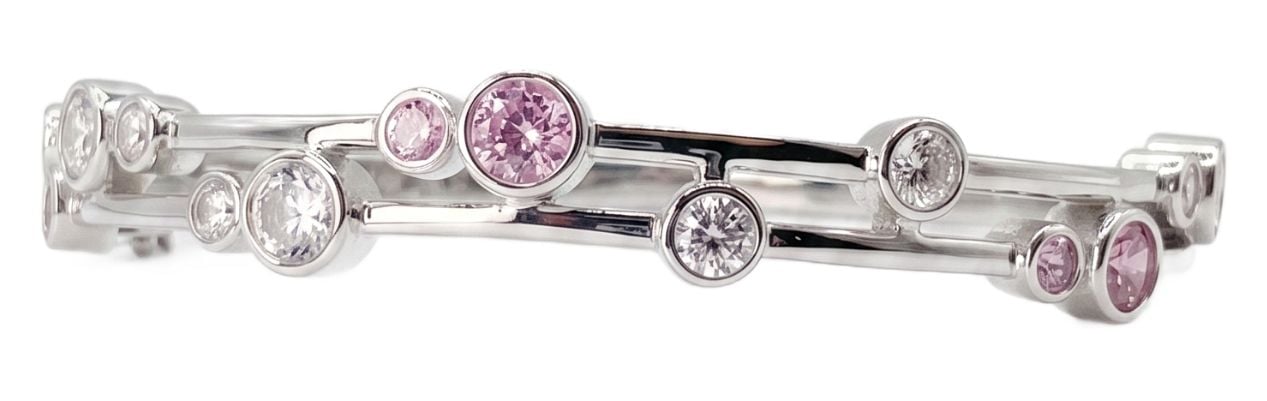 James Moore JZBN035 Solid Silver Boodle Style Bangle With Jewellery