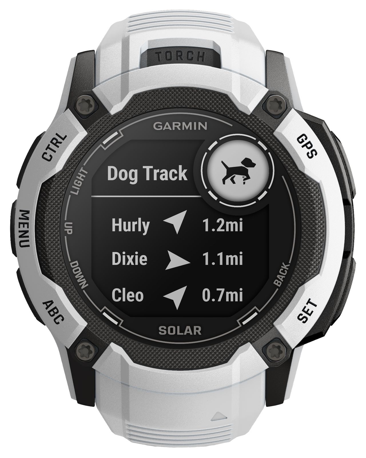 Garmin 010-02805-04 Instinct 2X Solar Whitestone Silicone Watch