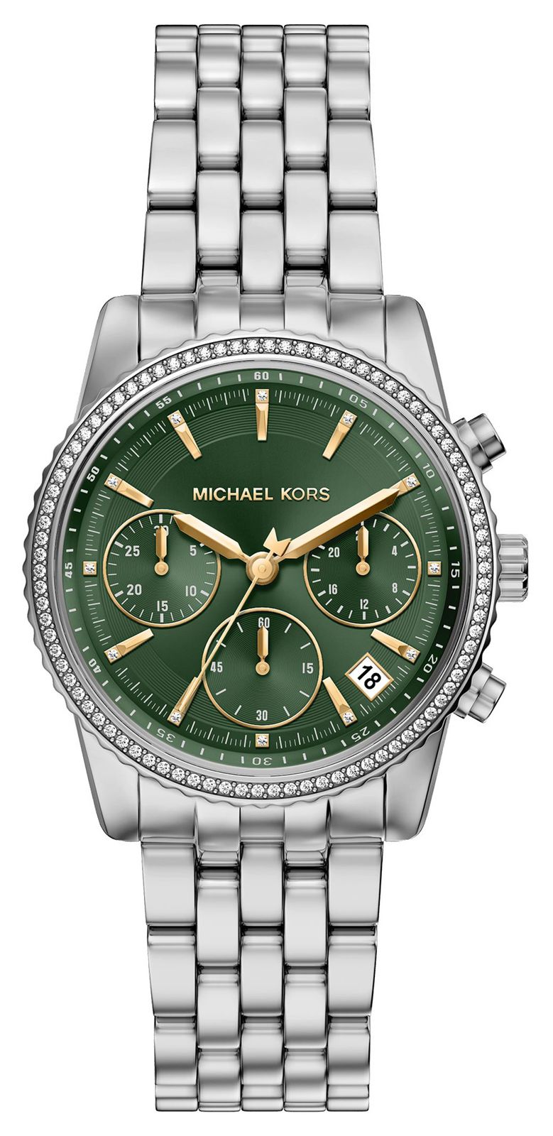 Michael Kors MK7583 Bryant Chronograph (35mm) Green Dial / Watch