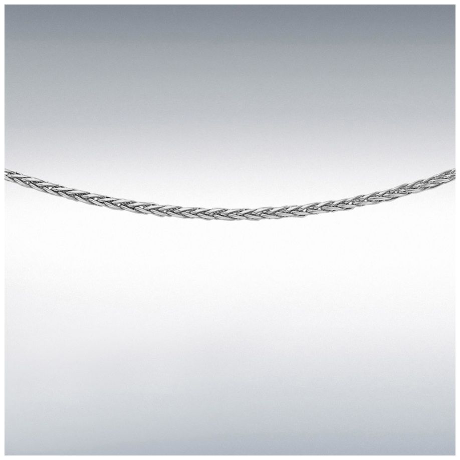 James Moore & Co 5.19.6885 9ct White Gold 25 Spiga Chain Jewellery