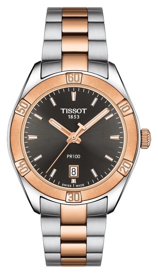 Tissot T1019102206100 Women's PR 100 Sport Chic 36mm Two Watch