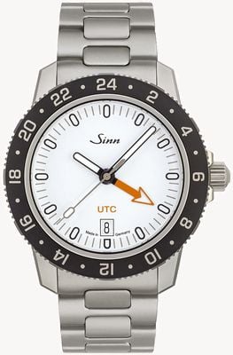 Sinn 105 UTC  105 St Sa W UTC H-Link White Dial 105.021 H-LINK
