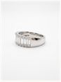 James Moore & Co 0.76ct Baguette And Round Brilliant Natural Diamond 9ct White Gold Half Eternity Ring J29842 - alternate view 2