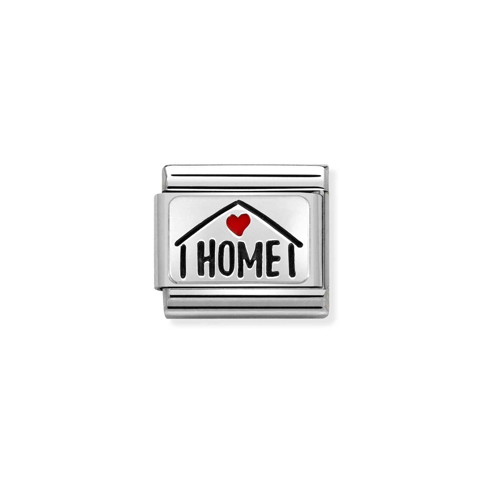 Nomination 330208/54 Classic Home With Heart Oxidised Jewellery