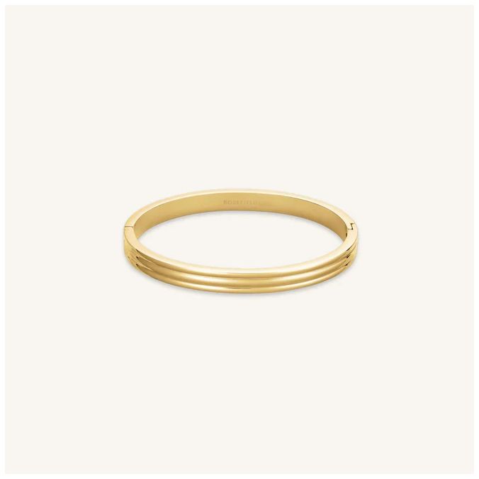 Rosefield Jewellery JBSBG-J1041 Ladies Striped Gold Plated