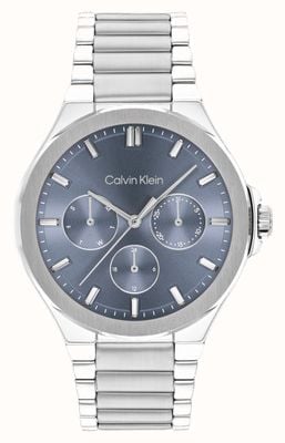 Calvin Klein Vibrancy Blue Dial / Stainless Steel Bracelet 25100051