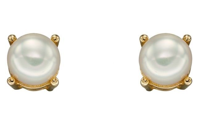 Elements Gold GE2331 9ct Yellow Gold Freshwater Pearl June Jewellery