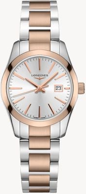 LONGINES Conquest Classic (29.5mm) Silver Sunray Dial / Two-Tone Stainless Steel Bracelet L22863727