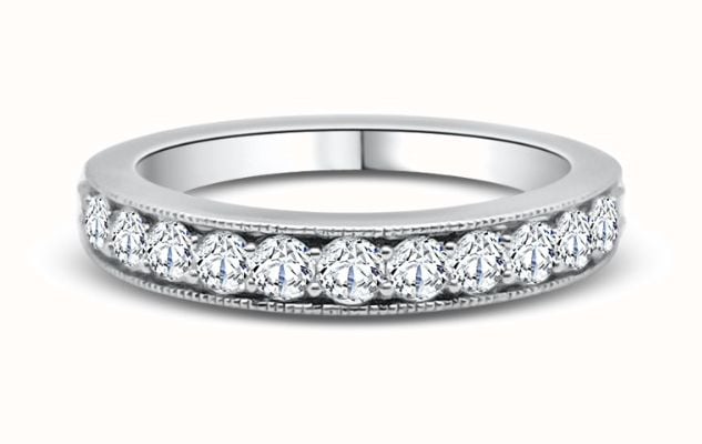 Platinum 0.75ct diamond eternity Ring JM3524