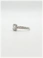 Bass International Diamond Jewel 0.81ct Princess Natural Diamond Platinum Halo Ring J4621 - alternate view 2