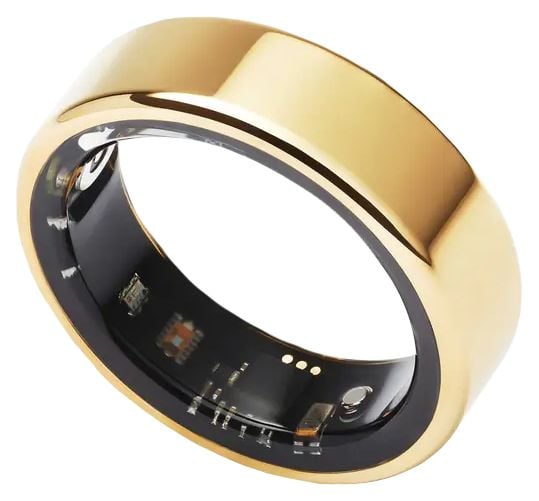 Sekonda 37007 Smart Ring Wellness Tracker - Gold - Size 8 Jewellery