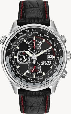 Citizen Red Arrows Chronograph Leather Strap CA0080-03E