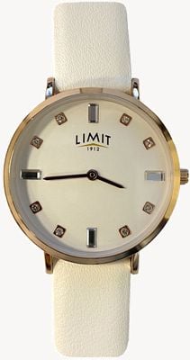 Limit Classic Crystal Dial / White Leather 60159.37