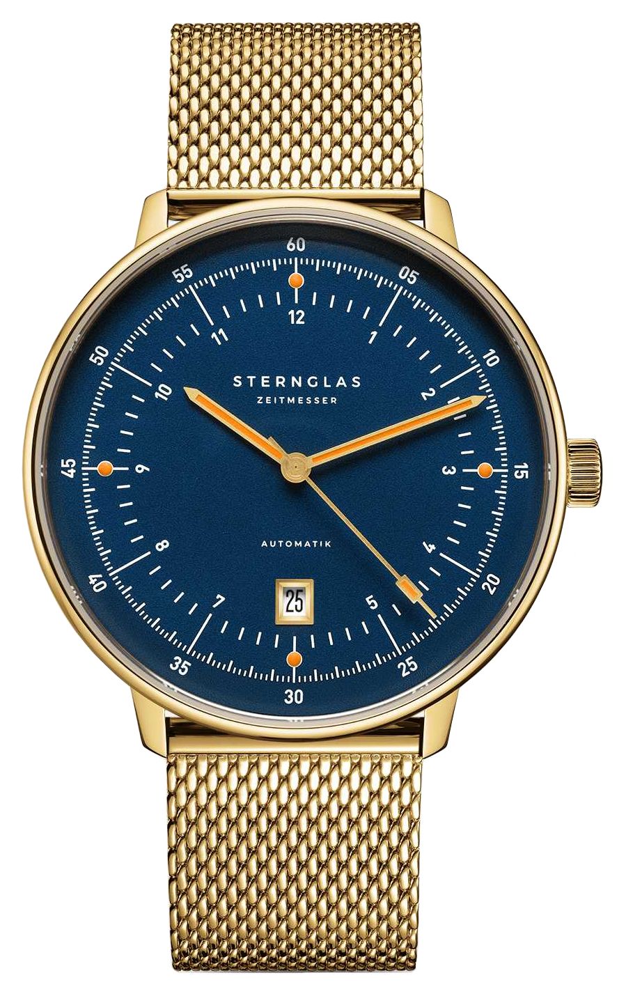 STERNGLAS S02-HHM07-MI05 Hamburg Automatic (42mm) Blue Dial Watch