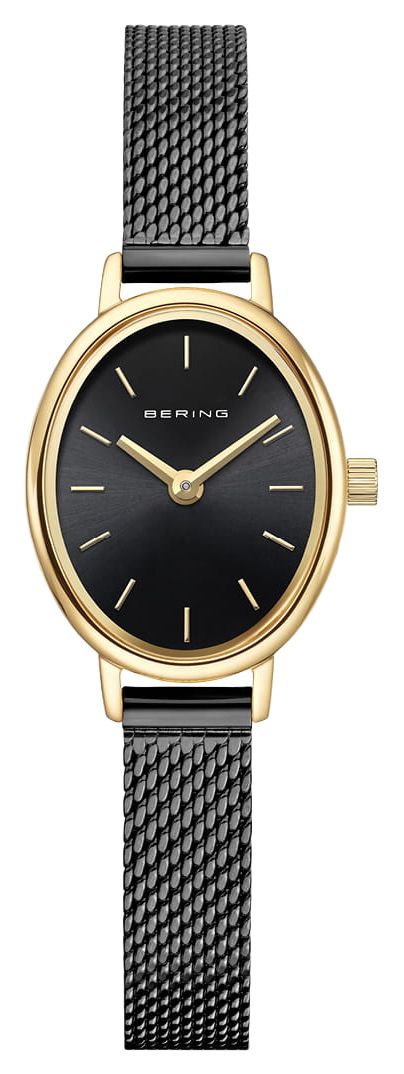 Bering 11020-132 Classic Oval Quartz (20mm) Black Sunray Watch