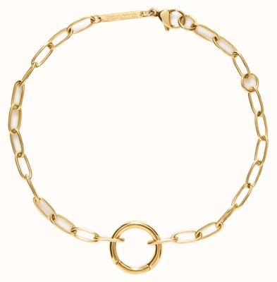 D.LOUISE Paperclip Chain Charm Bracelet 16.5cm SDB-04-16
