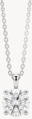 Bass International Diamond Jewel 9ct White Gold Lab Diamond 1.00ct Pendant J32172