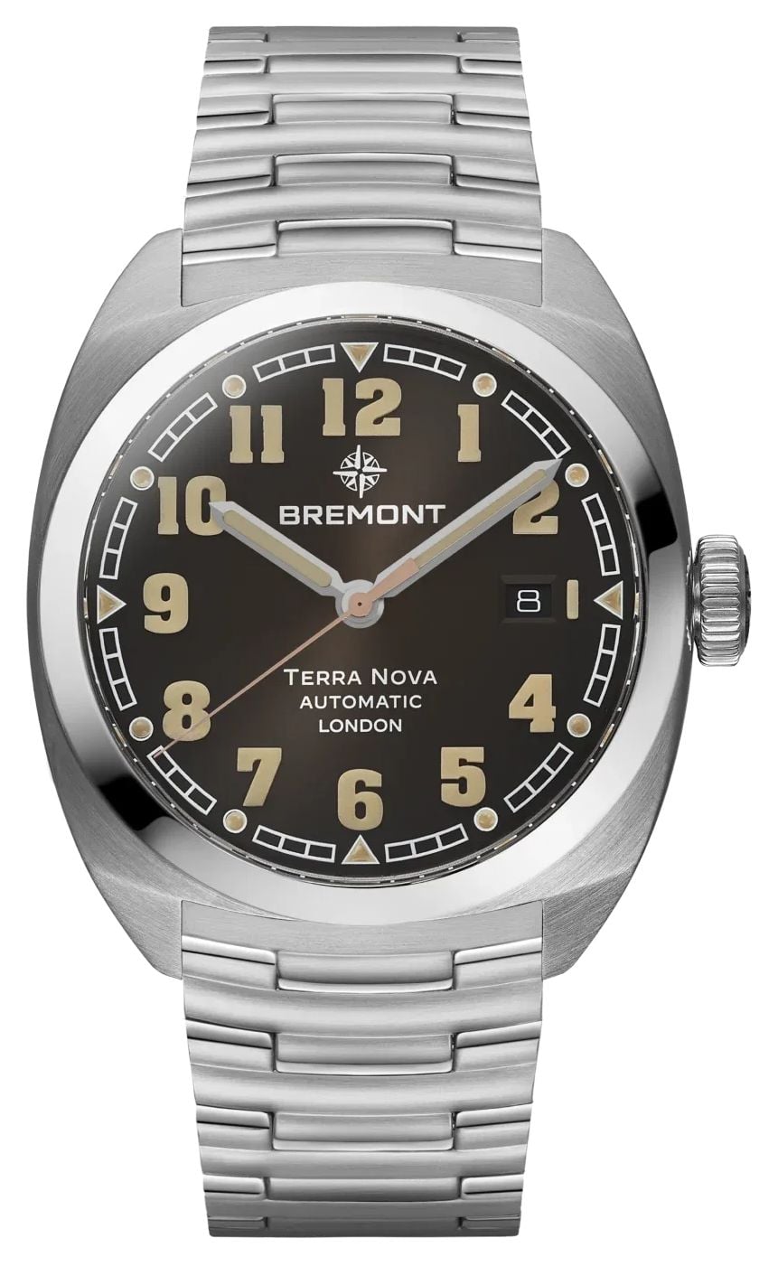 Bremont TN40-DT-SS-BK-B Terra Nova Date Automatic (40.5mm) Watch