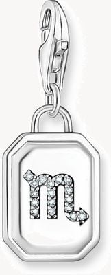 Thomas Sabo Silver Charm Pendant Zodiac Sign Scorpio With Zirconia 2148-643-21