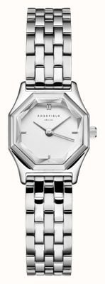 Rosefield Gemme (21.5mm) White Dial / Stainless Steel Bracelet GWSSS-G04
