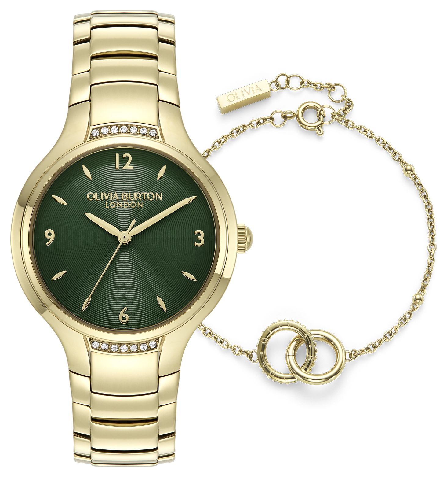 Olivia Burton 24070022 Lea Watch & Bracelet Gift Set (34mm)