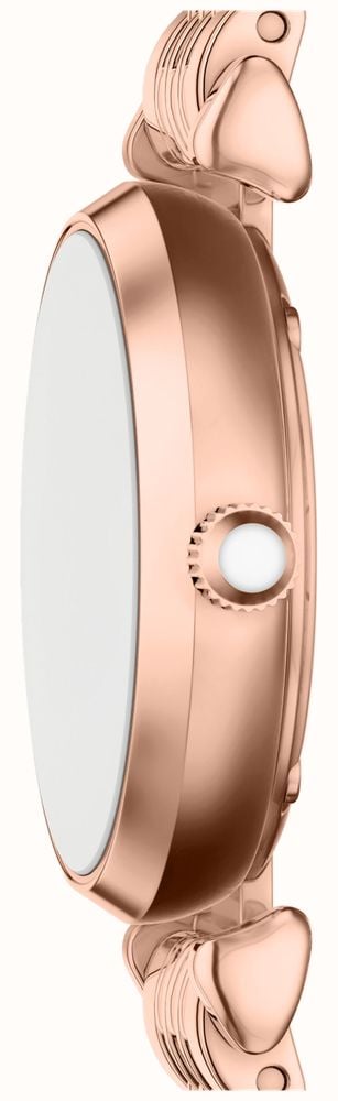 Emporio Armani Two-Hand Crystal Quartz (28mm) Mother-of-Pearl Dial / Rose-Gold PVD Stainless Steel Bracelet AR11805 - alternate view 2