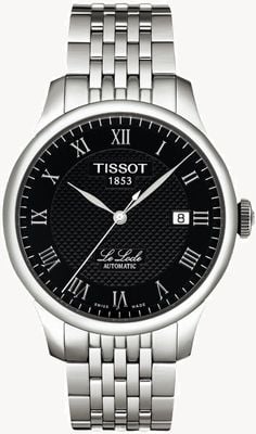 Tissot Men's Le Locle Powermatic 80 Black Dial Stainless Steel T0064071105300