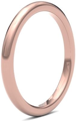 James Moore Wedding Rings | 9ct Rose Gold | 2mm | ExtraHeavy | Premium Court | AG_2LZP-9R