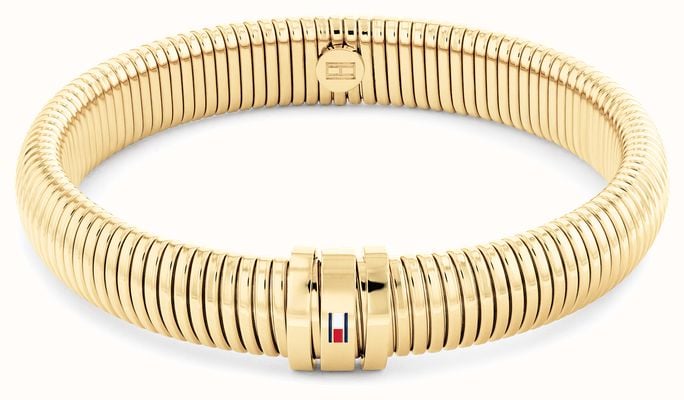 Tommy Hilfiger Women's Stretch Bracelet Gold-Tone 2780995