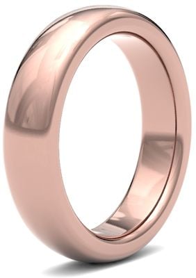 James Moore Wedding Ring  | 18ct Rose Gold | 5mm | ExtraHeavy | Size Premium Court | AG_5GZP-18R AG_5GZP-18R