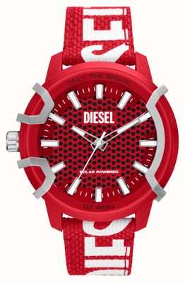 Diesel Griffed | Red Dial | Red Recycled Ocean Plastic Strap DZ4620