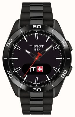 Tissot T-Touch Connect Sport Solar Titanium (43.75mm) Black Hybrid Dial / Black PVD Bracelet T1534204405101