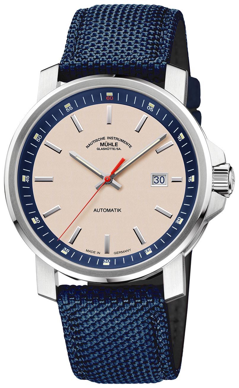 Mühle Glashütte M1-25-36-CB 29er Big (42.4mm) Sand Dial / Watch