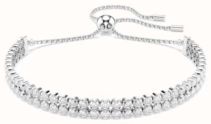 Swarovski Ladies Silver  Matrix Tennis Bracelet 5678252