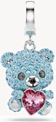 Swarovski Idyllia Blue with Pink Heart Crystal Bear Charm 5750253