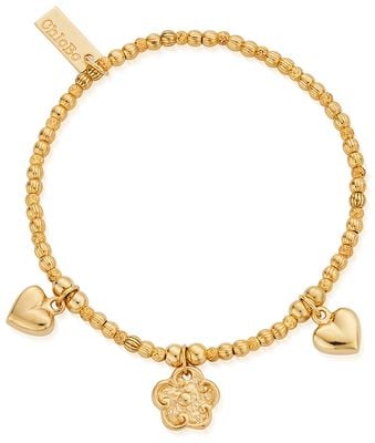 ChloBo TREASURES OF BALI Blossoms of Grace Bracelet - 18ct Gold Plated GBSB06733511