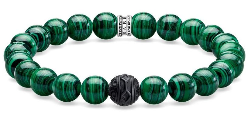 Thomas Sabo A1778-530-6-L19 BRACELET BLACK CAT GREEN REBEL Jewellery
