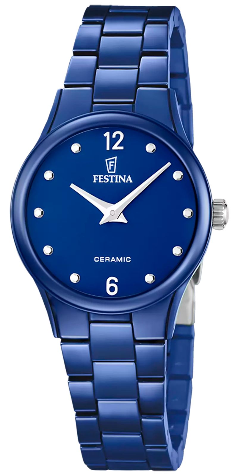 Festina F20751/5 Ceramic Quartz (30.5mm) Blue Dial / Blue Watch