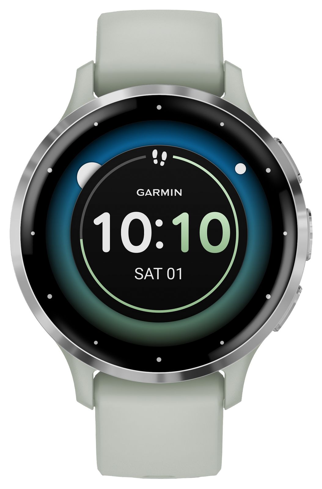 Garmin 010-02785-01 Venu 3S Silver Stainless Steel Bezel Watch