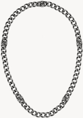 BOSS Jewellery Men's Double B Monogram Chain Necklace 1580744