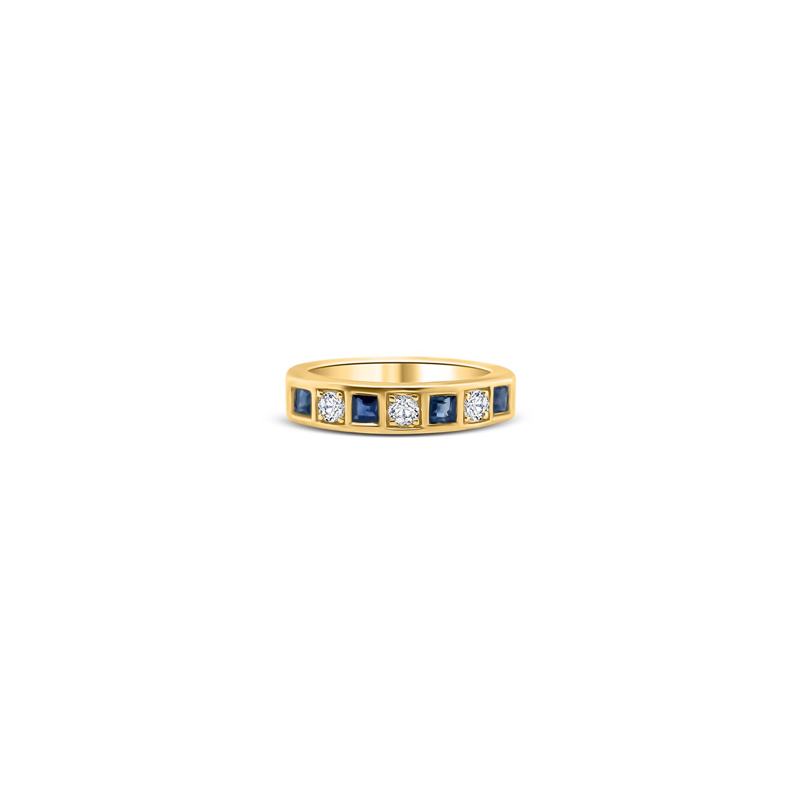 James Moore & Co JM8960 9ct Yellow Gold Sapphire Diamond Jewellery