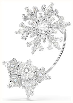 Swarovski Idyllia Ear Cuff Snowflake White Crystals Rhodium Plated 5699970